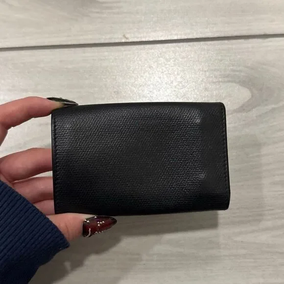 Authentic CHANEL 6-key Case Women's‎ Black Wallet vintage   Has only 4 key hooks - Picture 12 of 12
